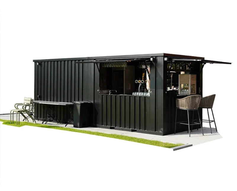 Contenedor de barra desmontable XL 8×2 RAL 9005 y RAL 7016 - Imagen 2