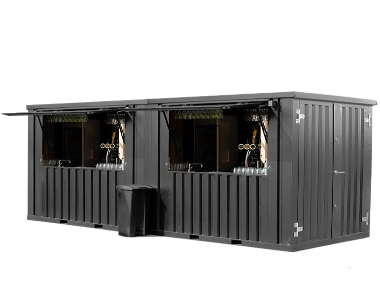 Contenedor de barra desmontable XL 8×2 RAL 9005 y RAL 7016 - Imagen 4