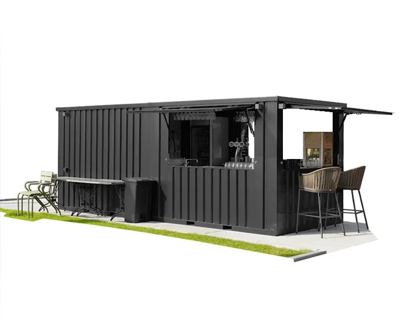 Contenedor de barra desmontable XL 8×2 RAL 9005 y RAL 7016 - Imagen 3