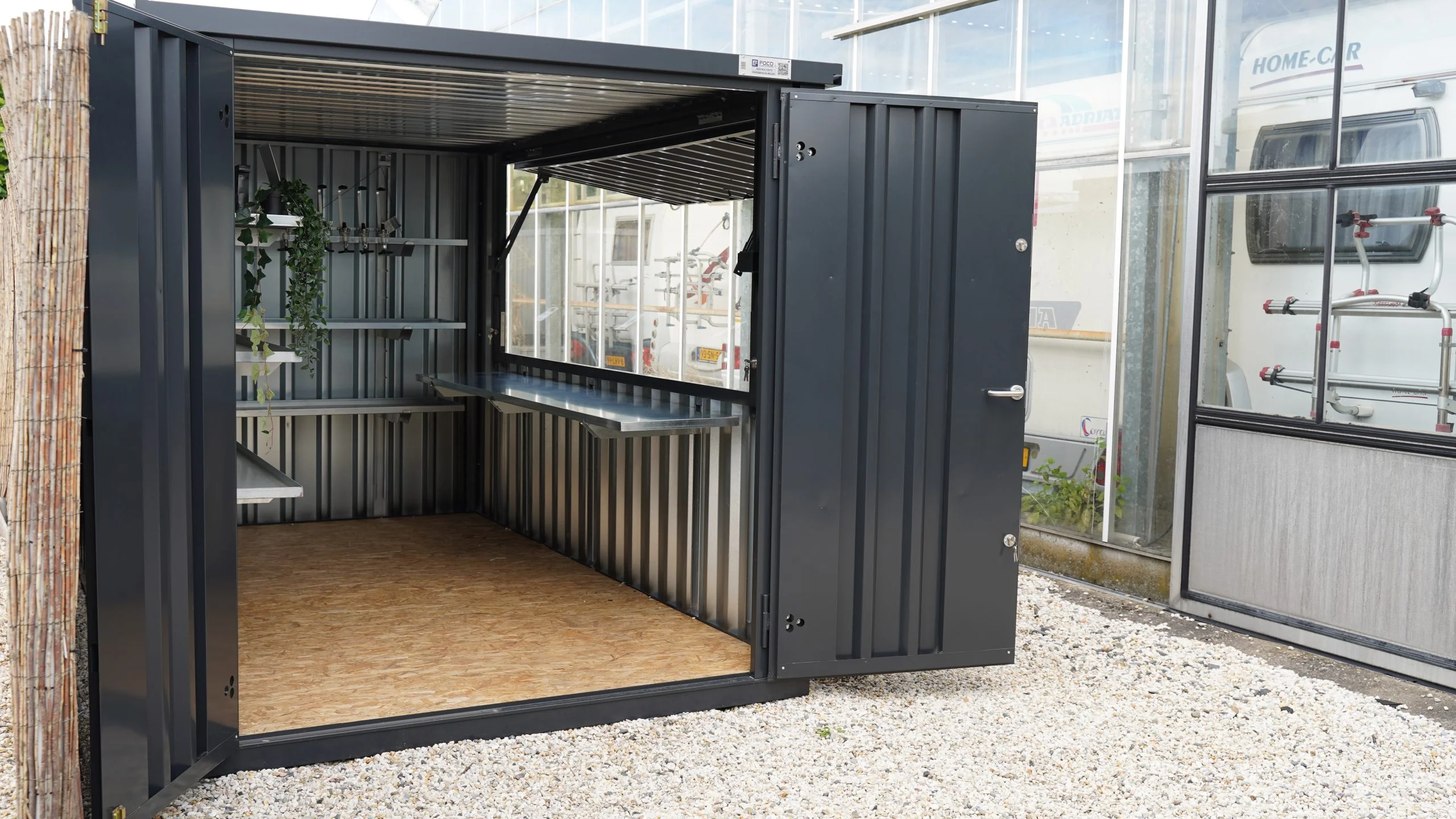 Mostrador FOCO® para contenedor bar de 4 metros - Imagen 3