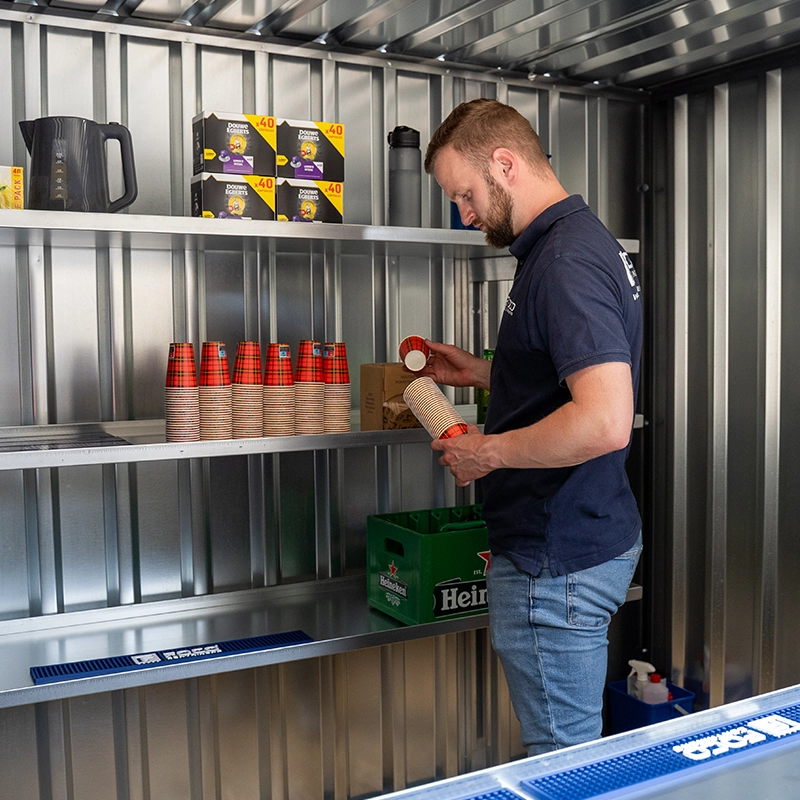 Contenedor de barra desmontable 3×2 XL RAL 7016 - Imagen 4