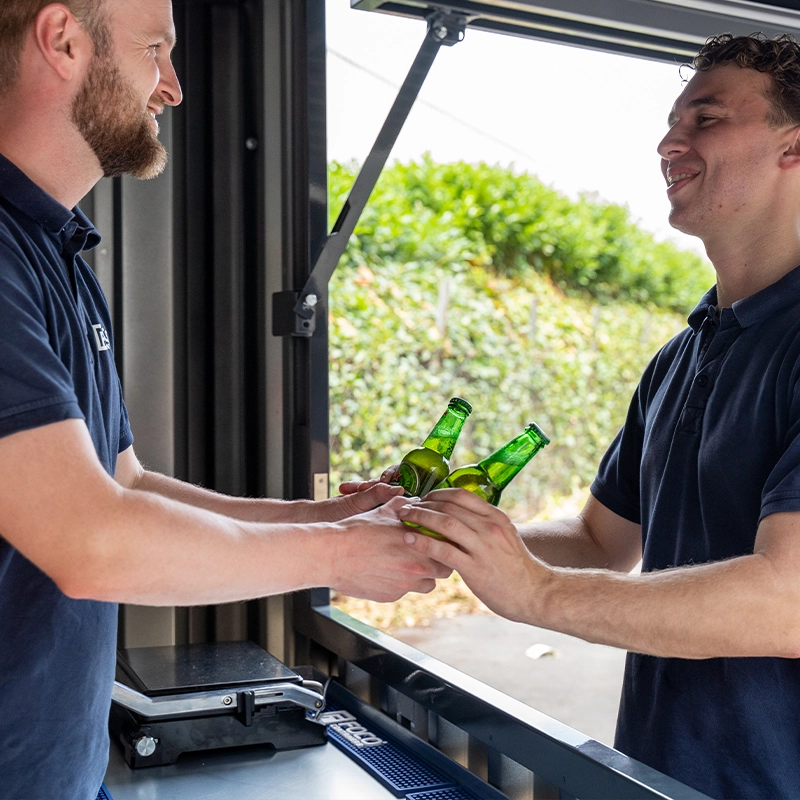 Contenedor de barra desmontable 3×2 XL RAL 7016 - Imagen 5