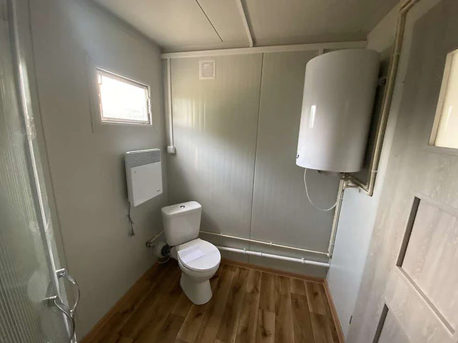 Contenedor 6×2,40m + WC, ducha y cocina - Imagen 3