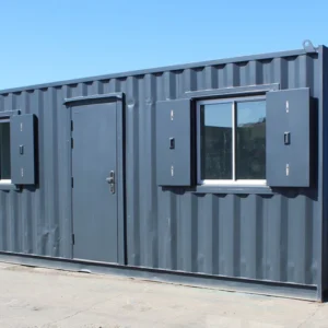 Contenedor de oficina. 20 Pies con 2 ventanas (Ref:1096)